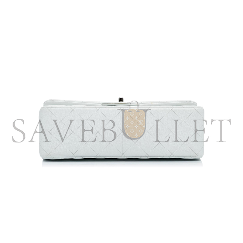 Ch**el quilted caviar leather classic jumbo double flap bag 426506 (30*21*9cm)